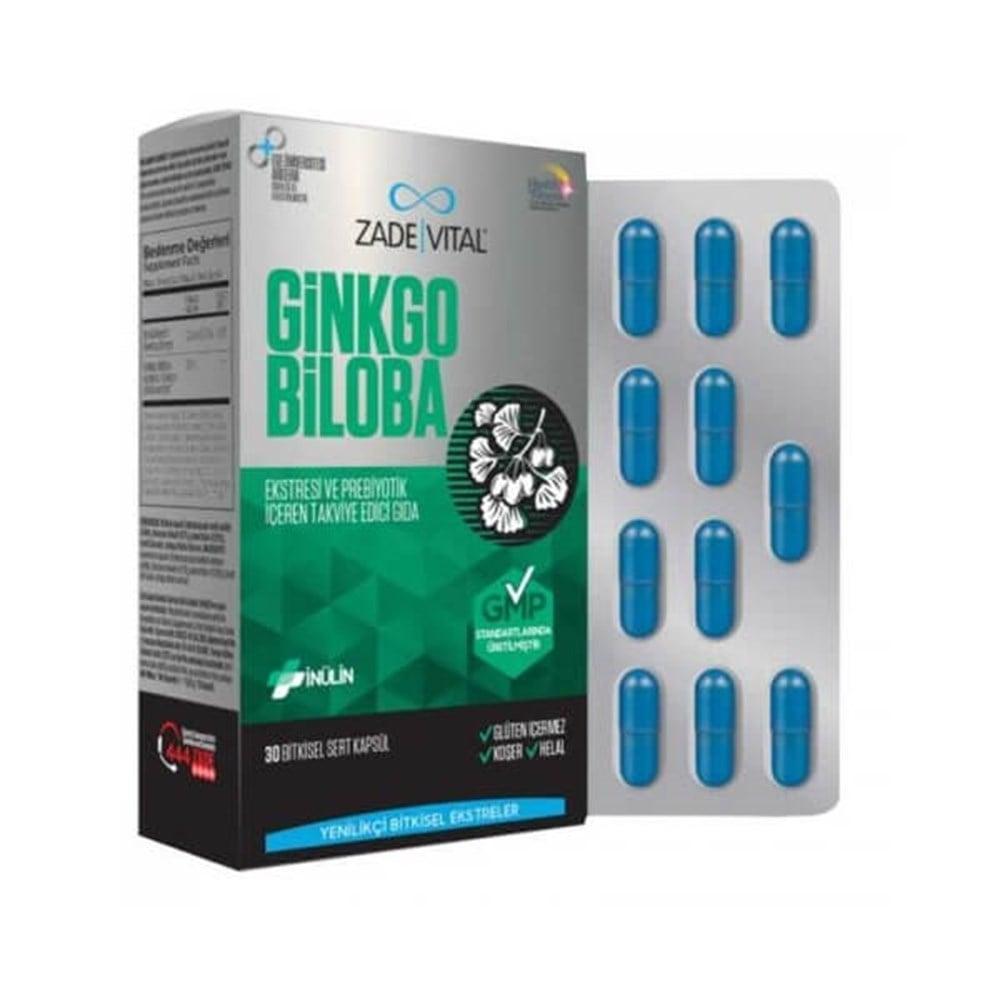 Zade Vital Ginkgo Biloba Dietary Supplement - 30 Capsules for Cognitive Support and Prebiotic Benefits Zade Vital Ginkgo Biloba Supplement for Cognitive Support Ginkgo Biloba supplement, Dietary supplement, Prebiotic capsules, Inulin supplement, Cognitive support, Natural health supplements, Gut health support, Memory enhancement, Mental clarity, Prebiotic benefits, Health-conscious, Wellness products, Adults, Cognitive function, Blood circulation support, Digestive wellness, Immune system support, Natural 