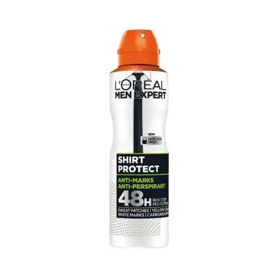 Loreal Paris Men Expert Shirt Protect Deodorant - Long Lasting Antiperspirant for Men, 48 Hour Protection, Stain Free, Freshness Loreal Paris Men Expert Shirt Protect Deodorant - 48 Hour Protection Men's Deodorant, Antiperspirant Deodorant for Men, Long-lasting Deodorant, Stain-free Deodorant, Loreal Paris Men Expert Shirt Protect, Freshness, 48 Hour Protection, Anti-Stain Technology, Active Freshness Complex, Gentle on Skin, Roll-on Deodorant, Men's Grooming, Personal Hygiene, Confidence, Clothing Care