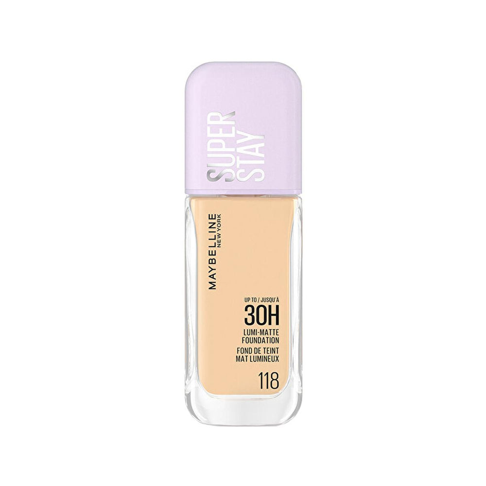 Maybelline Super Stay Lumi Matte Foundation - Long Lasting, Matte Finish, Lightweight Coverage for All Skin - Foundation