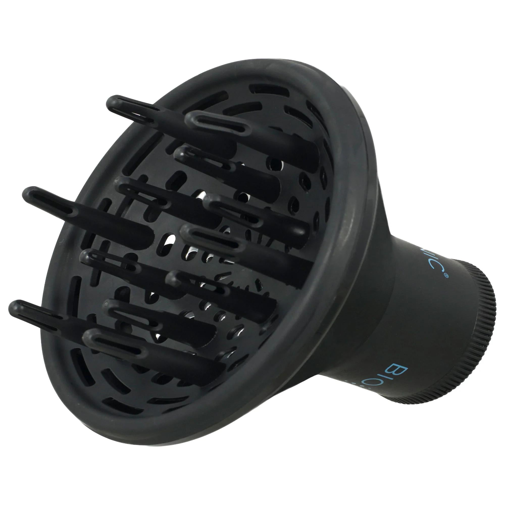 Universal Diffuser for Dryers by Bio Ionic - Enhances Dryer Performance, Faster Drying Time, and Healthier Hair Universal Diffuser for Bio Ionic Dryers - Faster Drying universal dryer diffuser, hair dryer diffuser, Bio Ionic dryer accessory, faster drying time, volcanic mineral hair care, hair care tools, curly hair products, wavy hair solutions, dryer attachments, hair drying accessories