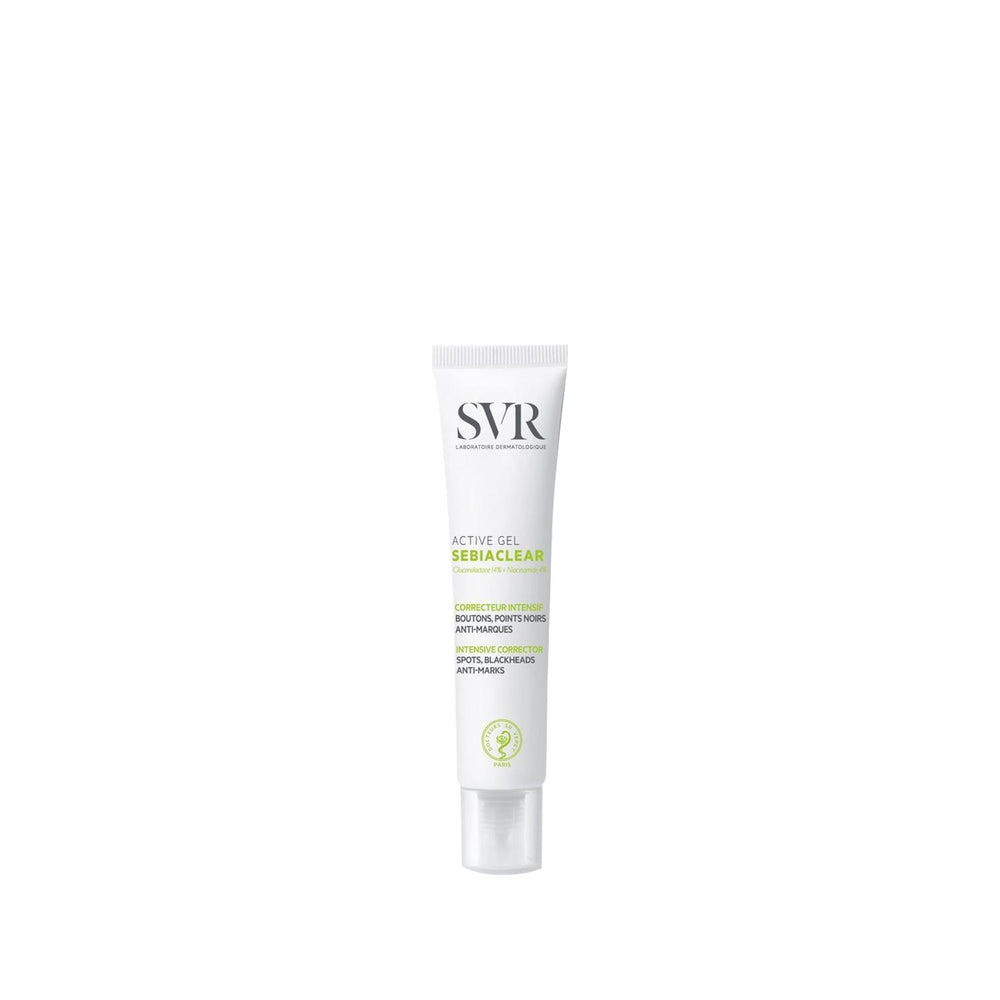 SVR Sebiaclear Active Gel 40ml - Skincare for Acne-Prone Skin, Dermatologically Tested SVR Sebiaclear Active Gel 40ml - Acne Skincare Solution SVR Sebiaclear Active Gel, Skincare for acne-prone skin, Dermatologically tested gel, Sebum reducing skincare, Sensitive skin friendly products, Acne treatment, Skincare gel, Non-comedogenic products, Gentle skincare
