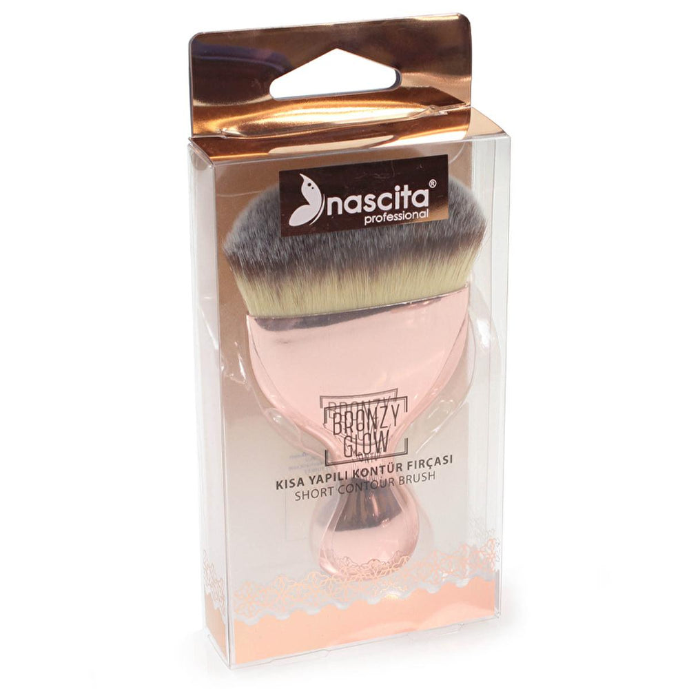 Nascita B. Glow Slanted Makeup Brush for Precise Application - Short Structure, High-Quality Bristles Nascita B. Glow Makeup Brush for Precise Application makeup brush, slanted makeup brush, short makeup brush, Nascita B. Glow, precision makeup brush, beauty tools, cosmetics, makeup accessories, beauty essentials