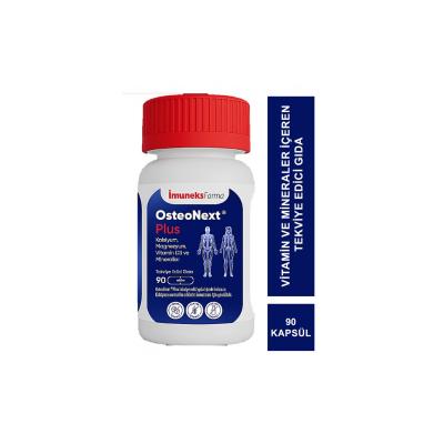 İmuneks Farma OsteoNext Plus 90 Tablets - Bone Health Dietary Supplement for Adults, Lactose, Gluten, and Sugar-Free - view 2