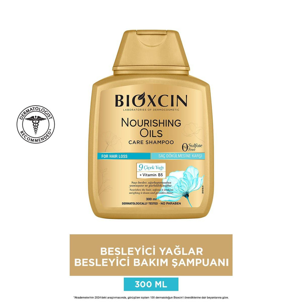 Bioxcin Nourishing Hair Shampoo with 9 Flower Oils - Sulfate-Free, Hypoallergenic Repair for Dry & Damaged Hair - view 5
