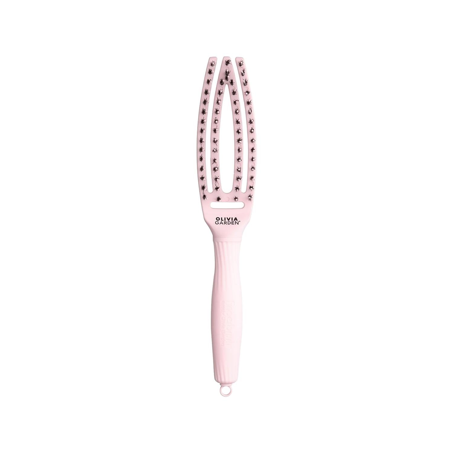 Olivia Garden Fingerbrush Care Iconic Boar Nylon Pastel Pink S - Gentle Infant Oral Care & Sensitive Teeth Solution Olivia Garden Fingerbrush - Gentle Oral Care for Infants Fingerbrush, Oral Care, Gentle Brushing, Infant Oral Care, Sensitive Teeth and Gums, Olivia Garden, Baby Oral Care, Gentle Cleaning, Soft Bristles, Pastel Pink, Size S, Boar Bristles, Nylon Bristles, Dental Care, Parenting Essentials