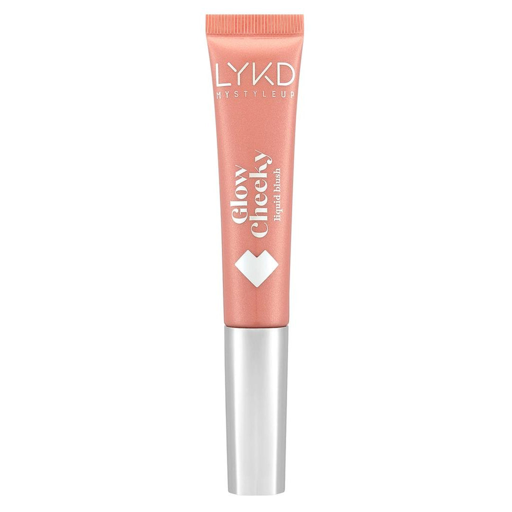 LYKD Glow Cheeky Blush Radiant Peach Powder for a Warm Glow