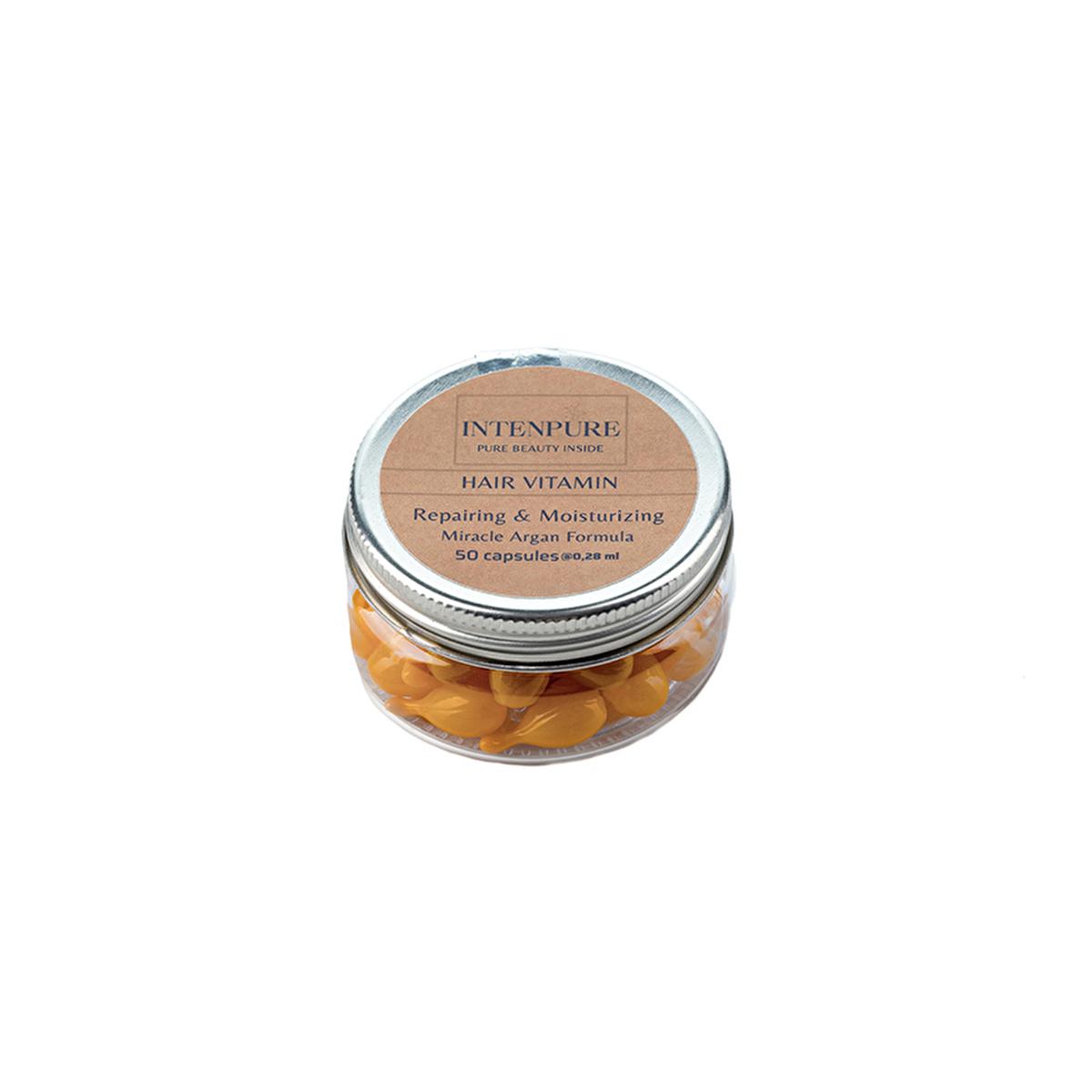 Intenpure Hair Vitamin Capsules - Nourishing and Repairing Treatment for Damaged Hair Intenpure Hair Vitamin Capsules - Nourish & Repair Damaged Hair hair vitamin, hair nourishment, hair repair, intense moisture for hair, hair care capsules, hair treatment, damaged hair solution, hair health, hair shine, hair luster, cosmetic, beauty, hair care, nourishing hair, repairing hair, healthy hair, vibrant hair
