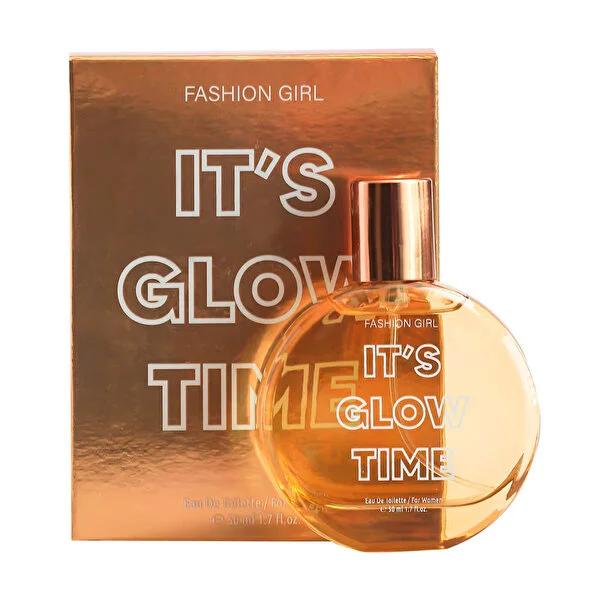 Fashion Girl It's Glow Time EDT Women's Perfume - 50ml Fruity Fragrance for Travel It's Glow Time EDT Perfume for Women - Fresh Fruity Fragrance Women's Perfume, EDT Fragrance, Fruity Scent, Travel Size Perfume, It's Glow Time Perfume, Fashion Girl Perfume, Women's Fragrance, Long-Lasting Perfume, Compact Perfume, Everyday Perfume, Gift for Her