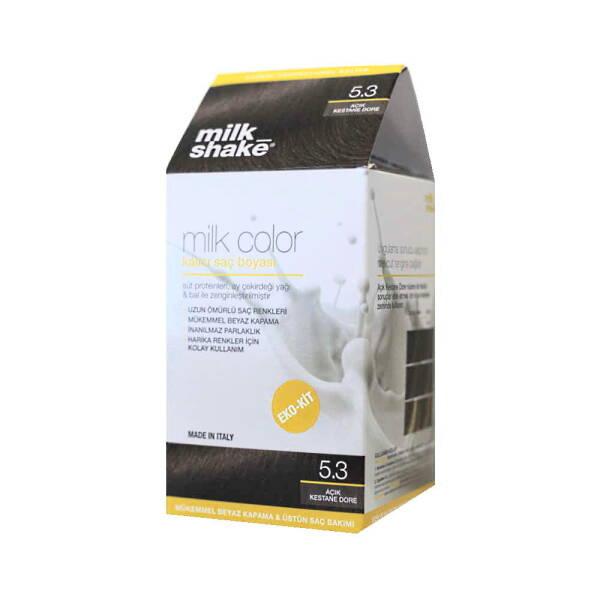 Milk Shake Milk Shake Hair Dye - Açık Kestane Dore, Long-Lasting & Nourishing Hair Color - Hair Dye
