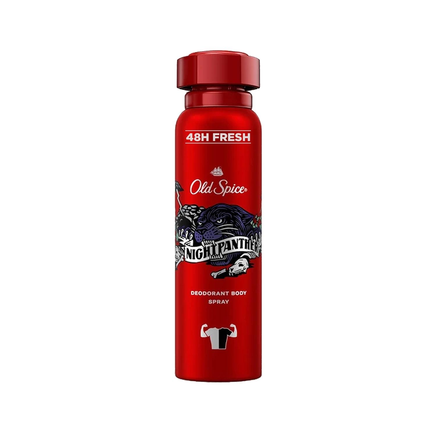 Old Spice Night Panther Men's Deodorant Spray 150ml - Long Lasting Freshness Old Spice Night Panther Deodorant Spray 150ml Old Spice Night Panther, Men's Deodorant Spray, 150ml Deodorant, Deodorant Spray, Men's Grooming, Personal Care, Long Lasting Freshness, Night Panther Fragrance, Old Spice Deodorant, Male Deodorant