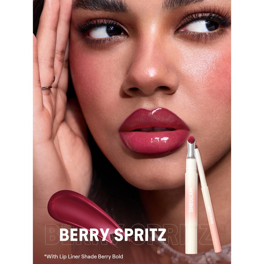 Sheglam Bold Booster Plumper Liquid Lipstick 409 Berry Spritz