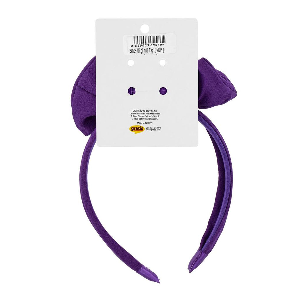 Eklips Knotted Headband Purple Hair Accessory 1 Count