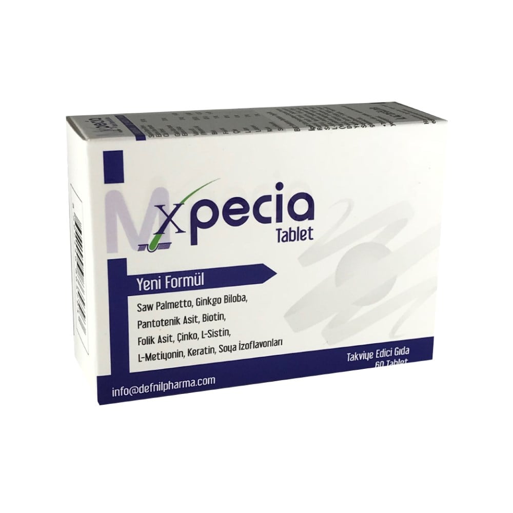 Xpecia For Men 60 Tablets - Hair Health Supplement | Men&#39;s Health