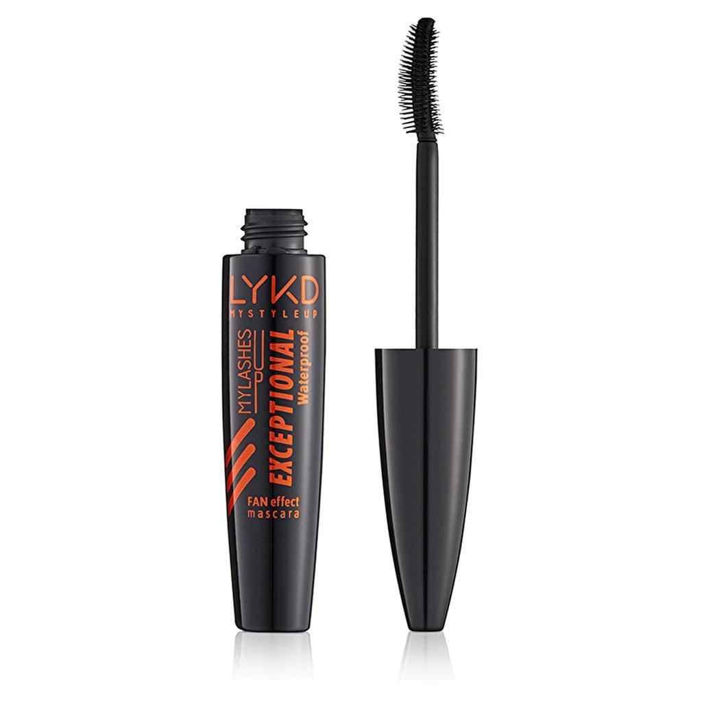 LYKD Exceptional Fan Effect &amp; Curl Waterproof Mascara in Black