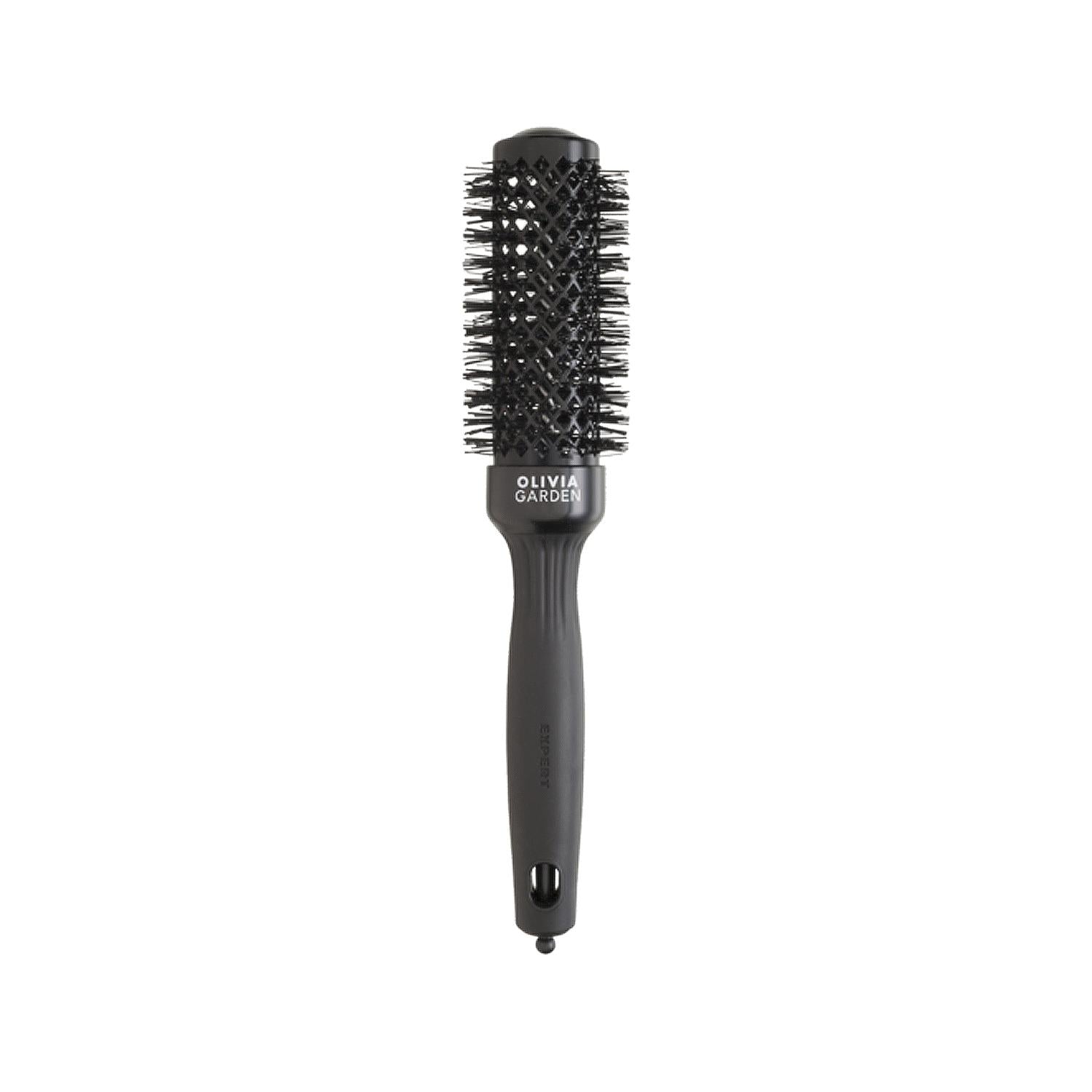 Olivia Garden Expert Blowout Shine Hair Brush 35mm - Professional Styling Brush for Volume, Shine &amp; Smooth Blowouts Olivia Garden Blowout Brush: Shine &amp; Volume | Hair Styling hair brush, blowout brush, shine brush, styling brush, hair styling tool, olivia garden brush, professional hair brush, round brush for blow drying, hair styling, blowout design, shine enhancing bristles, ergonomic handle, lightweight, volume, smooth hair, frizz reduction, flyaway control, comfortable grip, salon-quality, hair care, ha