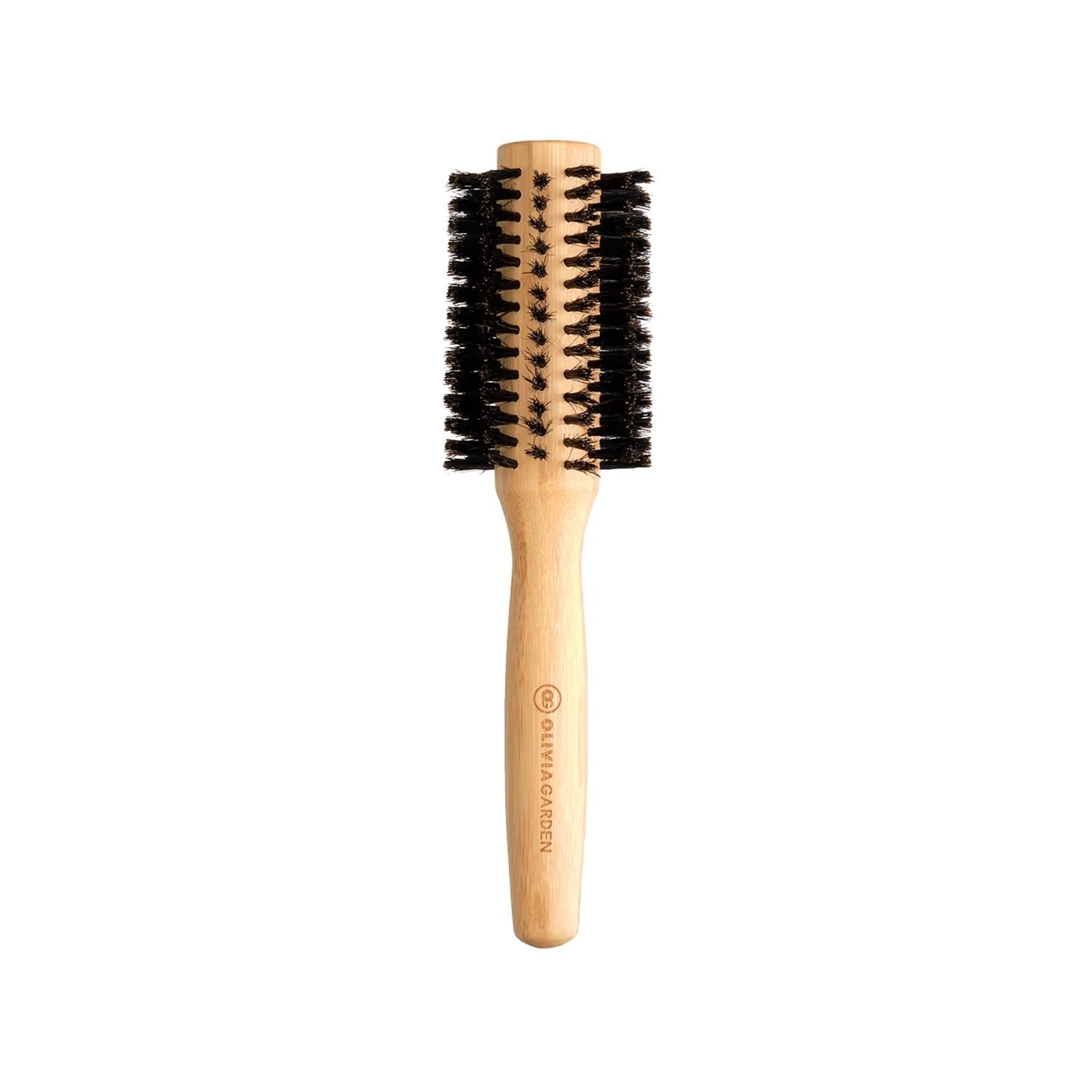 Olivia Garden Bamboo Touch 30mm Blowout Boar Bristle Hair Brush - Achieve Salon-Quality Smooth Hair at Home Olivia Garden Boar Bristle Brush - Salon Blowout at Home boar bristle brush, blowout brush, hair styling brush, round brush, bamboo hair brush, Olivia Garden brush, 30mm brush, hair brush for smooth hair, hair brush for blowout, round hair brush, hair brush, styling brush, boar bristle, blowout, bamboo handle, smooth hair, salon quality, hair care, eco-friendly, hair tool, hair styling tool, curls, wa