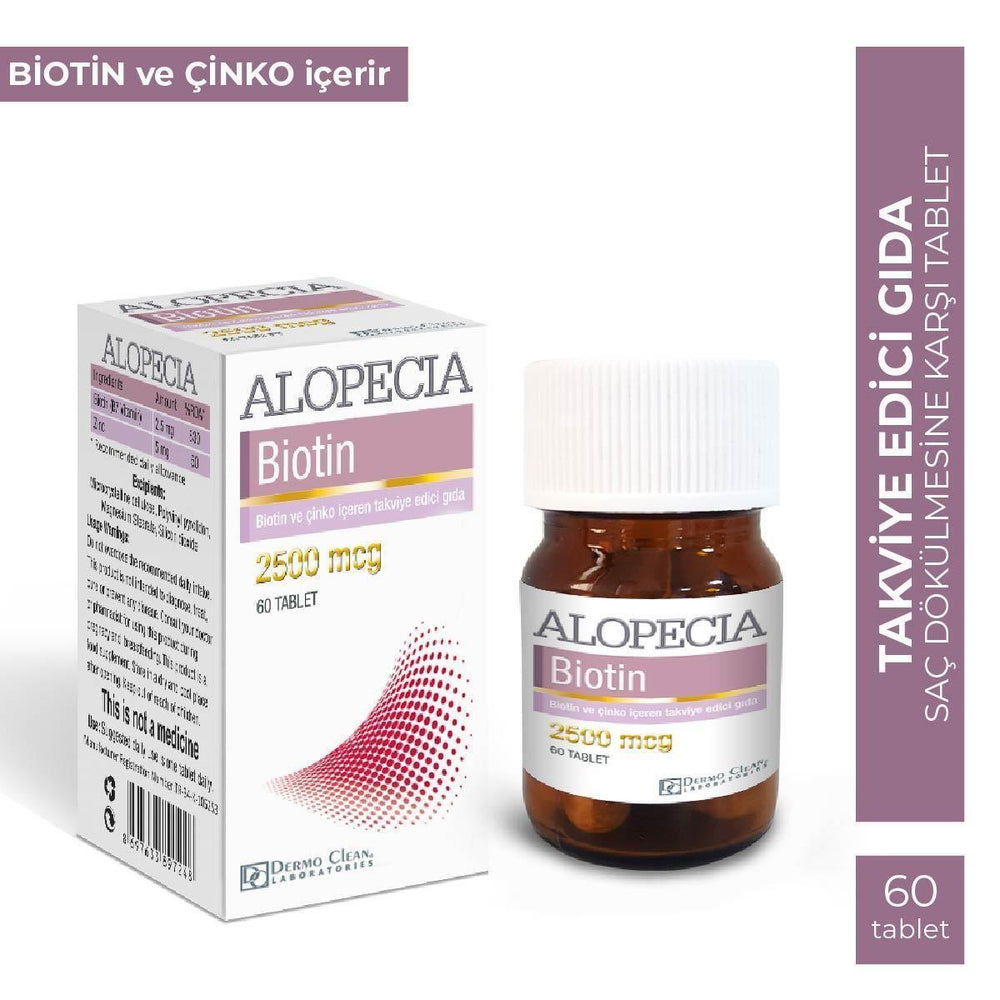 Nature's Bounty Biotin 2500 mcg 60 Tablet - Vitamin & Supplement