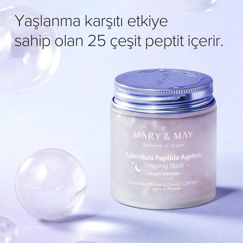 Mary & May Calendula & Peptide Sleeping Mask for Soothing 110g