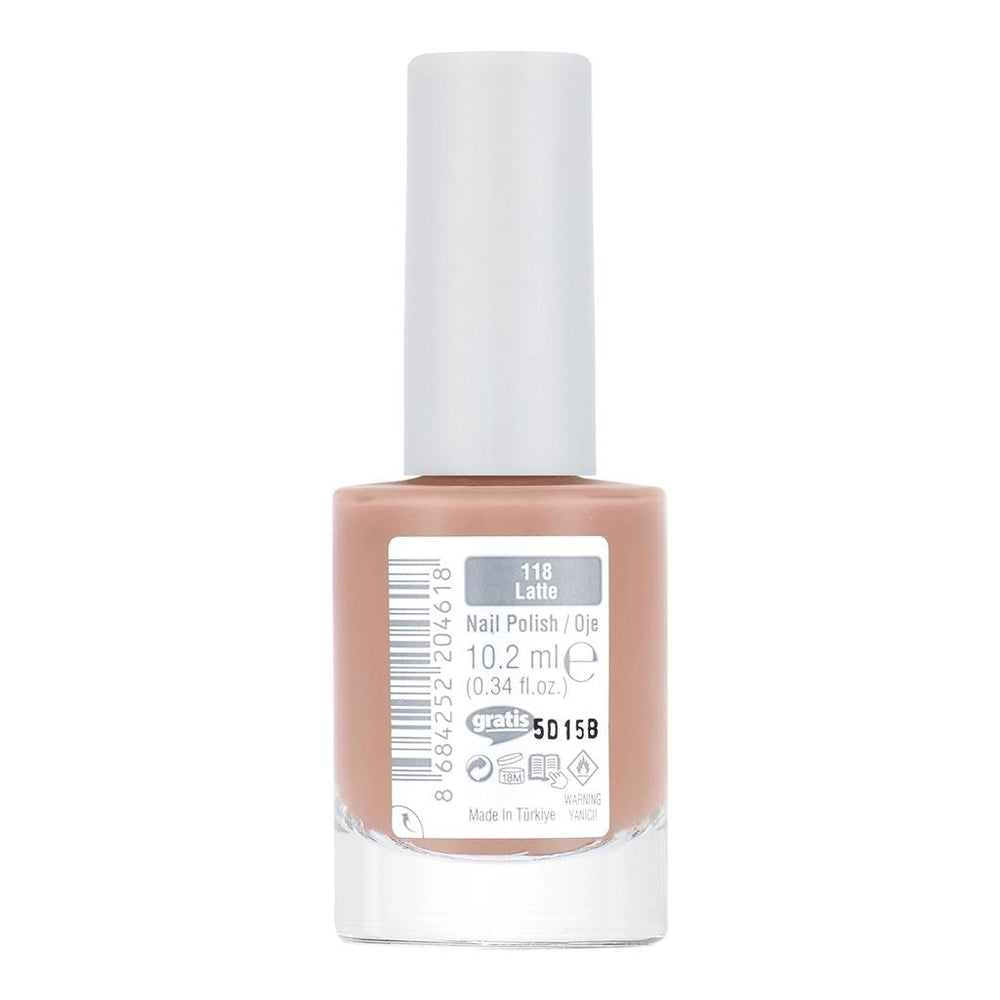 Beaulis Paint It Nail Polish in 118 Latte 8ml