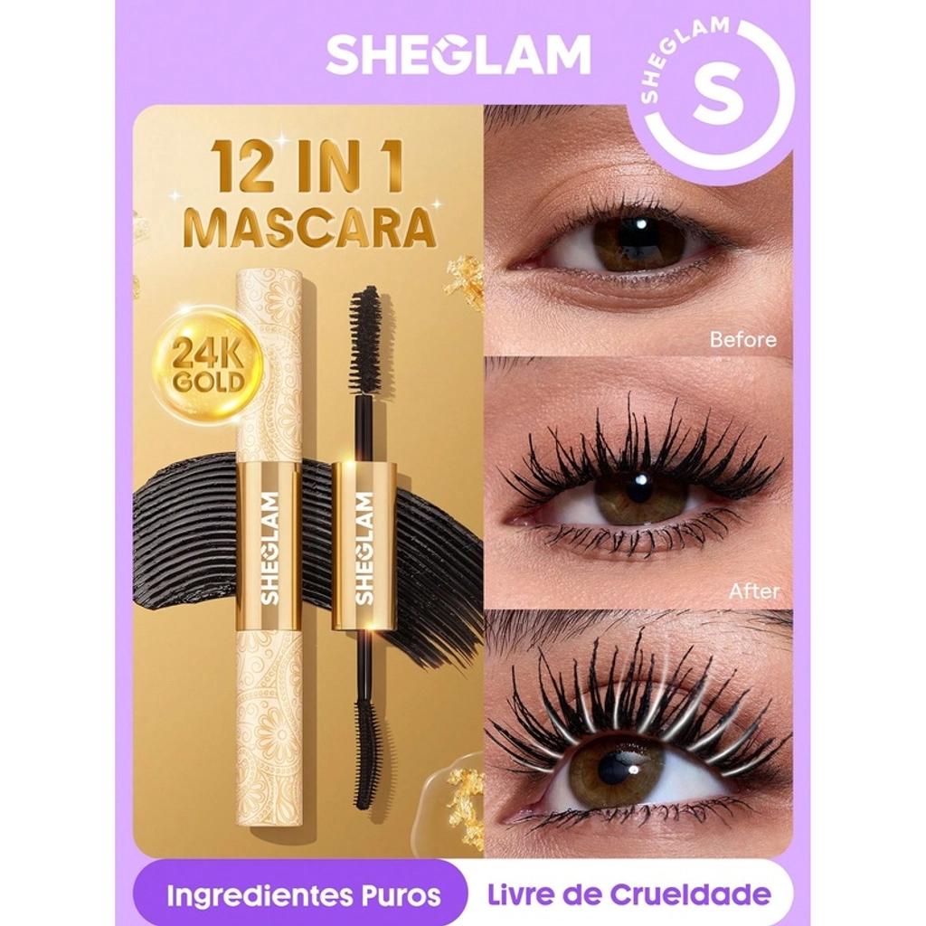 Sheglam All-In-One 24K Multi Effect Waterproof Mascara Black