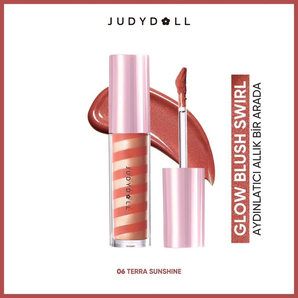 Judydoll Highlighter & Blush Duo 06 Terra Sunshine - Warm Glow Makeup