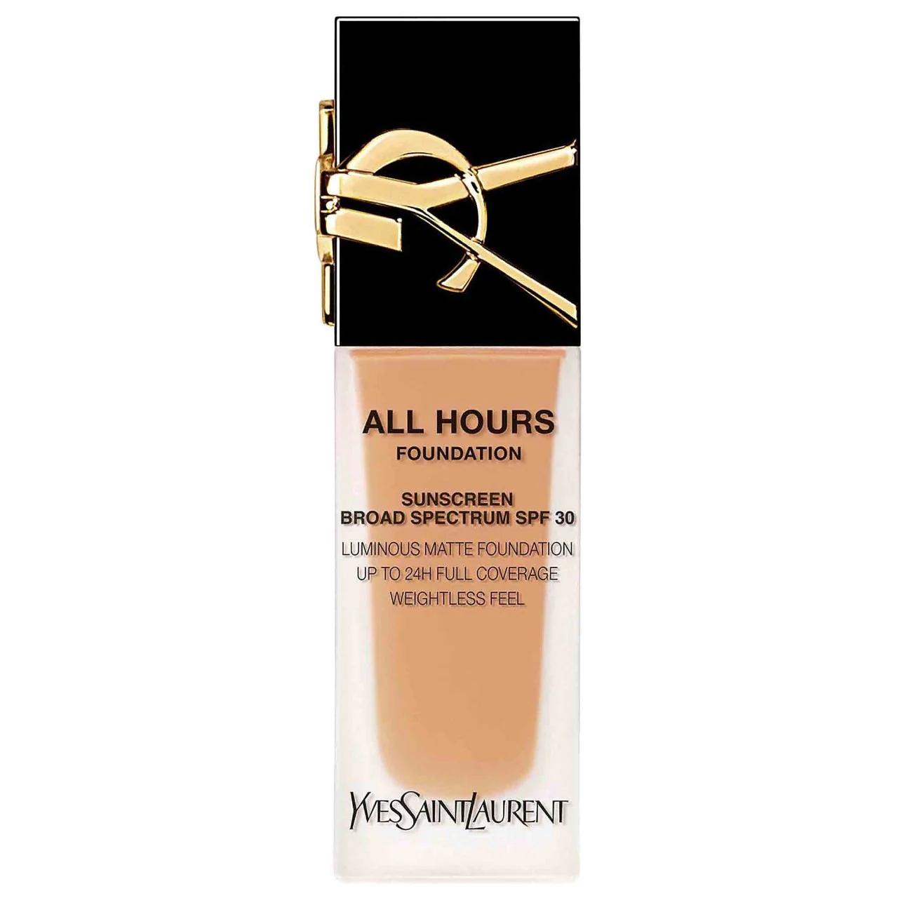 All Hours 24H Longwear Liquid Foundation with Hyaluronic Acid & SPF 30 - Matte Finish, Waterproof & Transfer Proof All Hours 24H Longwear Foundation with Hyaluronic Acid & SPF 30 Longwear Foundation, Matte Finish Makeup, SPF 30 Foundation, Hyaluronic Acid Makeup, Waterproof Foundation, Liquid Foundation, Full Coverage Foundation, Makeup for Normal Skin, Makeup for Dry Skin, Makeup for Combination Skin, Makeup for Oily Skin, Foundation with Skincare Benefits, Transfer Proof Makeup, Waterproof Makeup, Cosmeti