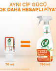 Cif Cif Power & Shine Concentrate - Refillable Kitchen Cleaning Solution with Cleanboost Technology - view 8