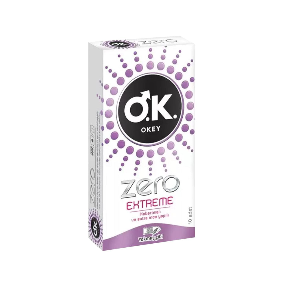 Okey Zero Extreme Condoms - Safe Intimacy & Contraception, Pack of 10 Okey Zero Extreme Condoms - Safe & Reliable Condoms, Zero Extreme Condoms, Okey Zero Extreme Prezervatif, Contraception, STI Protection, Safe Intimacy, Adult Protection, Intimate Health, Latex Condoms, Reliable Contraception, Comfortable Condoms, Intimacy Solutions