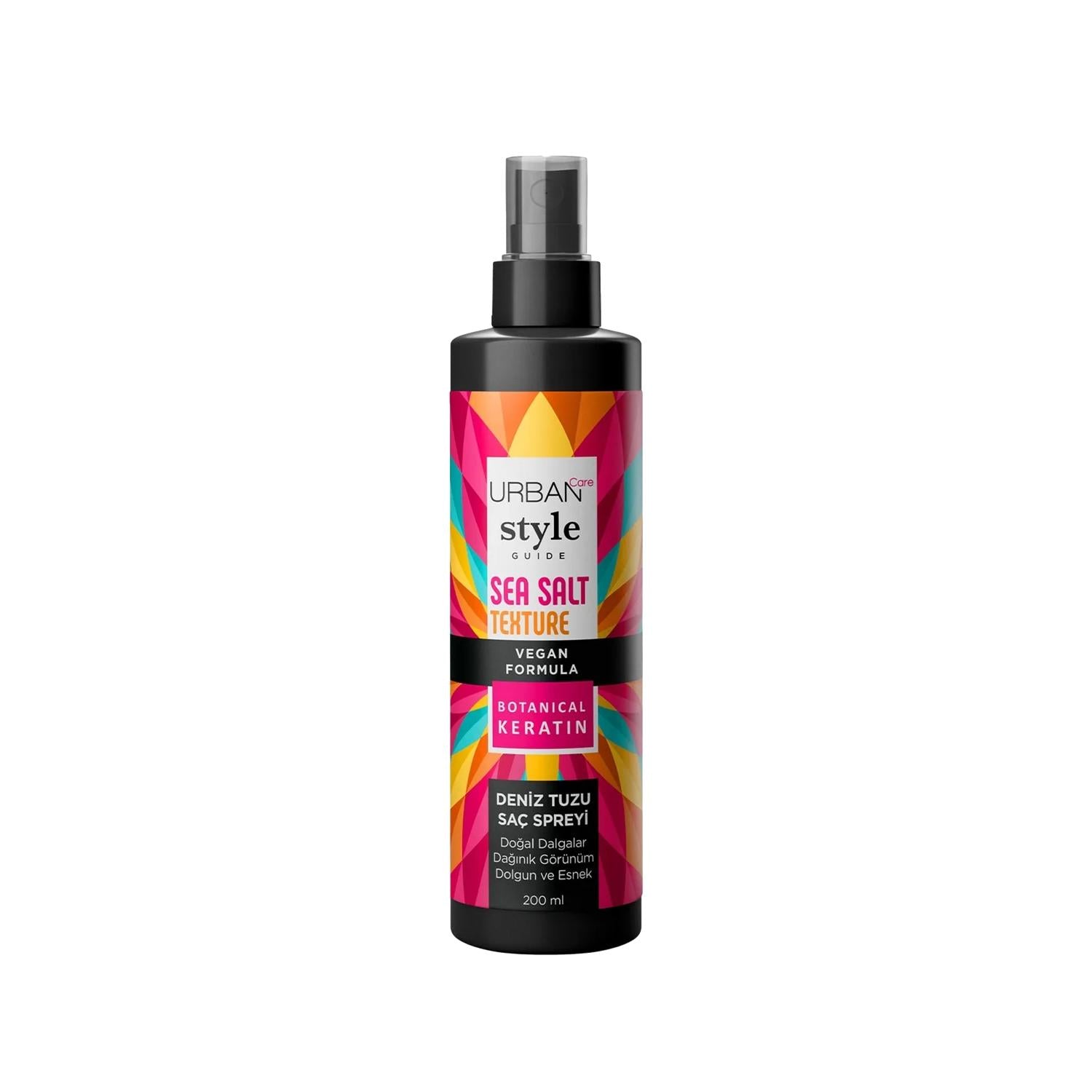 URBAN Care Style Guide Sea Salt Texturizing Hair Spray for Natural Waves - 6.76 fl oz URBAN Care Sea Salt Hair Spray for Natural Waves Hair Spray, Sea Salt Spray, Texturizing Spray, Natural Wave Hair Spray, URBAN Care Style Guide, beachy hair, textured hairstyles, effortless styling, volume and wave, non-stiffening hold, sea salt texture, natural wave effect, relaxed wave, easy styling, generous volume