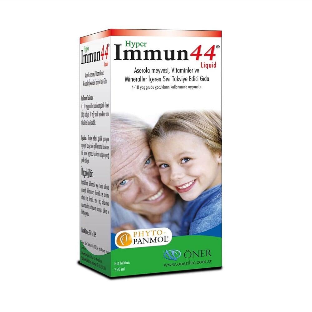 Hyper Immun 44 Liquid Vitamin Supplement - Natural Multivitamin with PHYTO-PANMOL Technology, 8.45 fl oz Hyper Immun 44 Liquid Vitamin Supplement - Boost Immunity Dietary Supplement, Liquid Vitamin, Immune System Support, Multivitamin, Mineral Supplement, Polifenol Rich, Natural Vitamins, PHYTO-PANMOL Technology, Health Supplements, Immune Boosters, Vitamin Supplements, Mineral Supplements