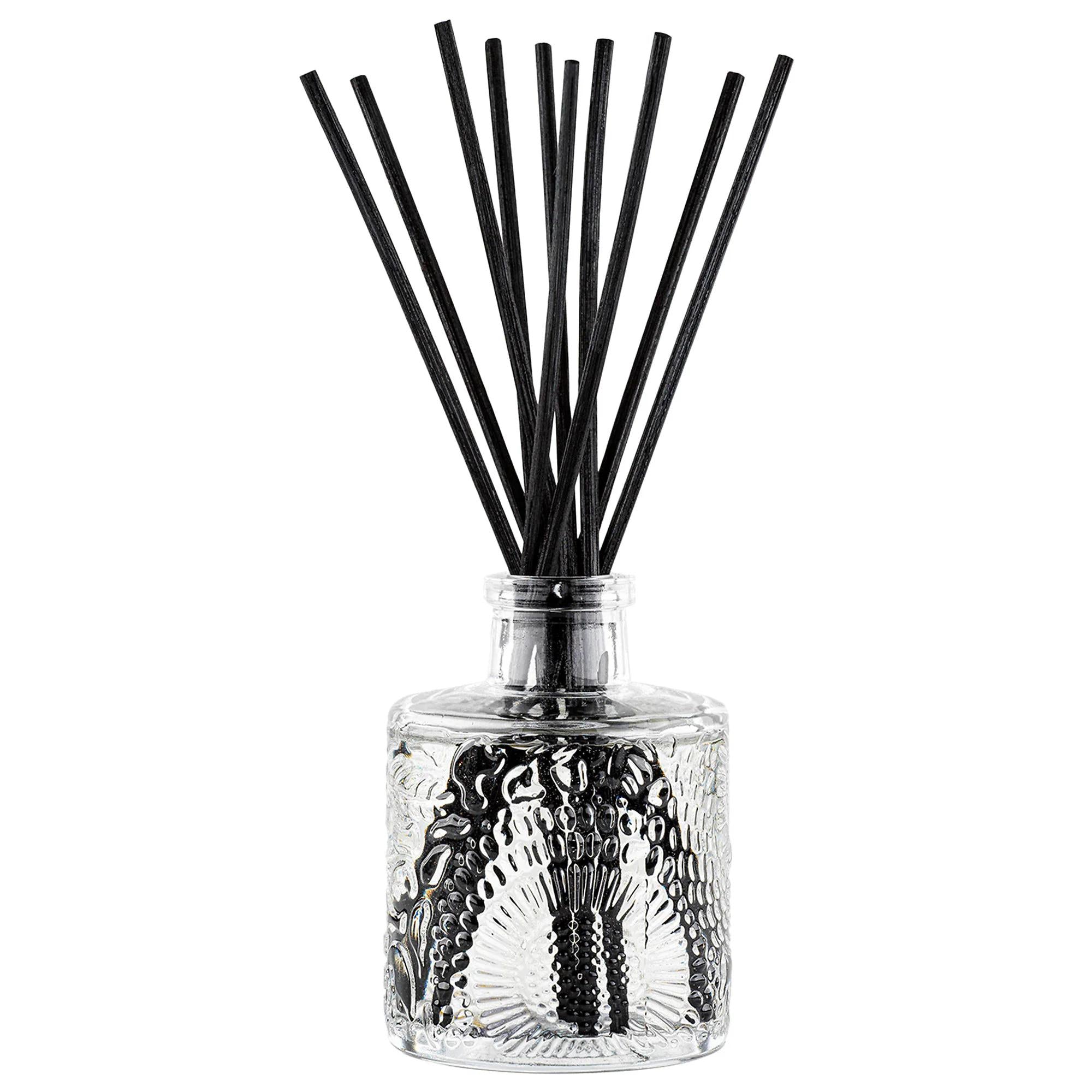 Voluspa Tahitian Coconut Vanilla Home Diffuser - Long-Lasting Fragrance, Elegant Glass Vessel, 4-6 Months Tahitian Coconut Vanilla Home Diffuser - 4-6 Months Fragrance home diffuser, Tahitian Coconut Vanilla fragrance, long-lasting fragrance, rattan reeds diffuser, glass vessel home fragrance, home decor, tropical fragrance, elegant decor, low-maintenance fragrance, Voluspa, home fragrance, diffuser, fragrant home, relaxing ambiance, gift ideas
