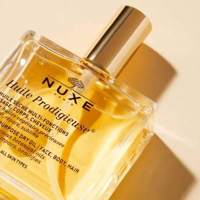Nuxe Huile Prodigieuse Multi-purpose Dry Care Oil for Skin and Hair - Natural Skincare &amp; Haircare Nuxe Huile Prodigieuse - Natural Skincare &amp; Haircare Oil Nuxe Huile Prodigieuse, Multi-purpose dry care oil, Natural skincare, Haircare oil, Hypoallergenic beauty products, Skincare for dry skin, Haircare for dry hair, Natural beauty products, Dermatologically tested products, Skincare oil, Hair oil, Luxurious skincare, Luxurious haircare, Botanical skincare, Botanical haircare