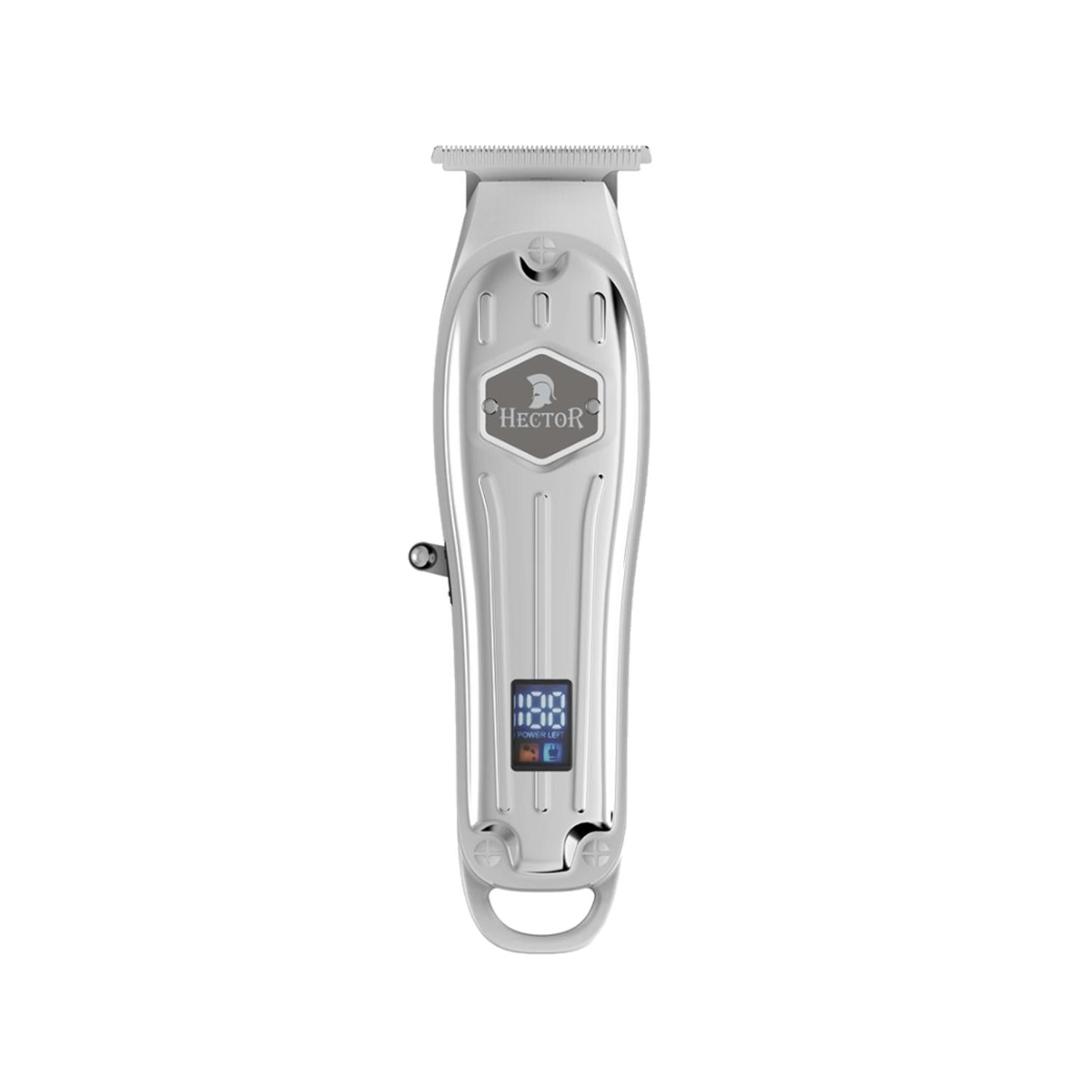 Hector Troy Zero İ7 Hair Clipper with Silver Motif Display - Precision Cutting for Professionals Hector Troy Zero İ7 Hair Clipper - Precision Cutting Hair Clipper, Professional Hair Cutting Tool, Silver Motif Display Hair Clipper, Zero İ7 Hair Clipper, Precision Hair Cutting Device, Professional Grooming, Barbershop Essentials, Hair Styling Tools, Grooming Equipment, Personal Care