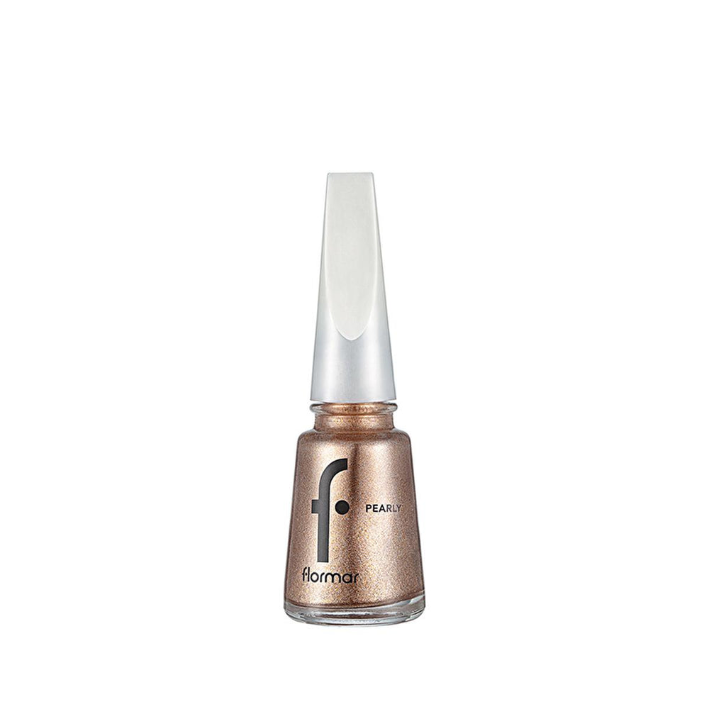 Flormar Long-Lasting Pearl Finish Nail Polish - Rich Life PL451, 6-Day Wear, Shimmer Effect, Elegant Nail - Nail Polish