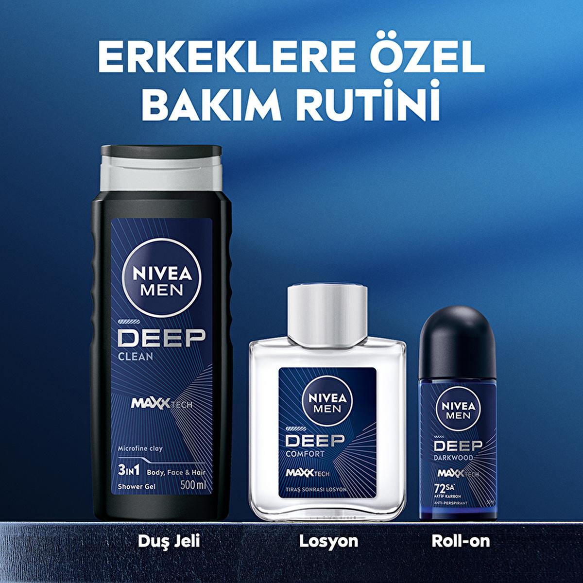 Nivea Men Deep Dimension Comfort After Shave Lotion - Soothes & Protects Sensitive Skin, Modern Masculine Fragrance Nivea Men Deep Dimension Comfort After Shave Lotion - Soothes Sensitive Skin Nivea Men After Shave Lotion, Deep Dimension Comfort, Post shave care for men, Sensitive skin skincare, Dermatologically approved after shave lotion, Men's grooming products, Skincare for men, After shave lotion, Sensitive skin care, Men's skincare routine, Nivea Men skincare, Modern masculine fragrance, Skincare prod