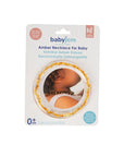 Babyjem Baby Amber Necklace for Teething Relief - Natural Amber Jewelry for Babies, Teething Accessories - view 2