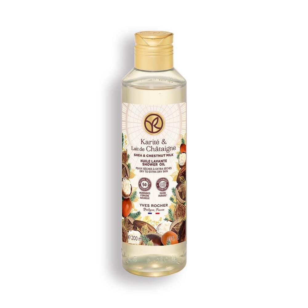 The Body Shop Shower Oil with Shea Butter and Chestnut Milk - Moisturizing, Gentle Cleansing Shower Gel for Dry Skin Shea Butter Shower Oil for Dry Skin | The Body Shop shower oil, moisturizing shower gel, shea butter body wash, natural skincare products, gentle cleansing shower products, dry skin care, sensitive skin products, natural body wash, luxurious shower experience, self-care products