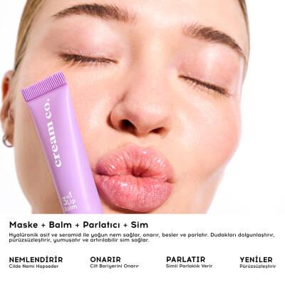 Cream Co. 3 in 1 Lip Balm Marshmallow - Moisturizing, Natural, Multi-purpose Lip Care - view 5