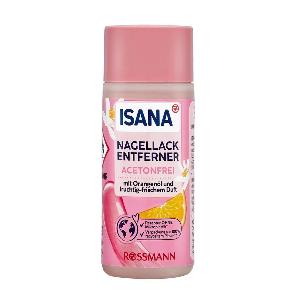 Isana Acetone-Free Nail Polish Remover Gentle Formula 50 ml