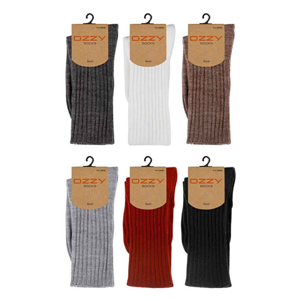 Ozzy Women's Woolen Sleep Socks - Soft, Warm, Colorful Cozy Sleepwear for Women - Perfume