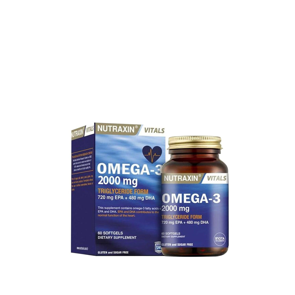 Nutraxin Omega 3 Fish Oil 2000mg - EPA & DHA - 60 Softgels - image 5