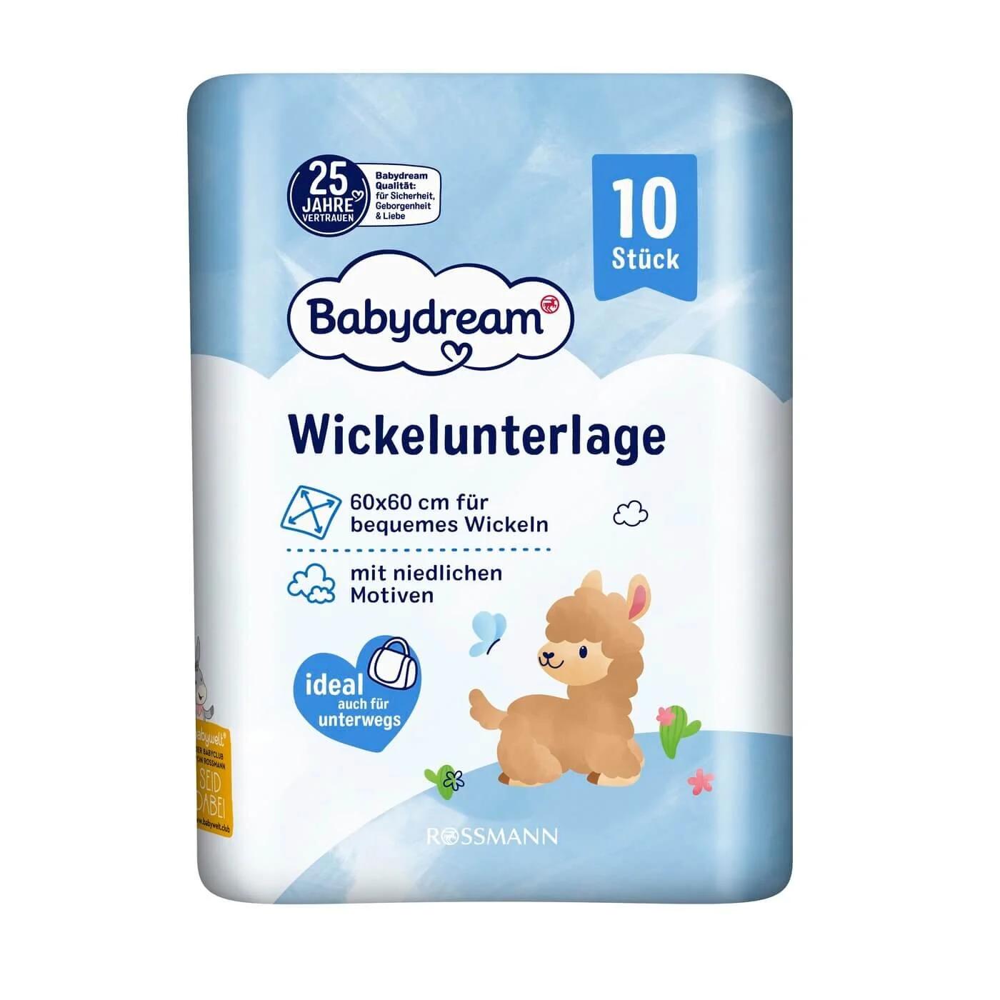 Babydream Baby Changing Pads for Hygienic Diapering 10 Count