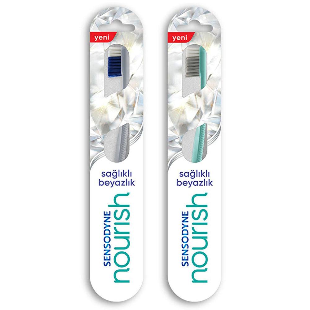 Sensodyne Nourish Soft Bristle Manual Toothbrush for Sensitive Teeth - Eco-Friendly Packaging Sensodyne Nourish Soft Bristle Toothbrush for Sensitive Teeth Sensitive teeth toothbrush, Soft bristle toothbrush, Eco-friendly toothbrush, Gentle oral care, Manual toothbrush for sensitive gums, Oral hygiene, Eco-friendly packaging, Sustainable oral care, Sensitive gums, Dental care