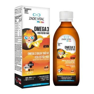 Zade Vital Miniza Omega 3 Dietary Supplement - Peanut Oil with Natural Lemon Flavor, 5.07 fl oz Zade Vital Miniza Omega 3 Supplement - 5.07 fl oz Omega 3 supplement, Peanut oil dietary supplement, Natural lemon flavored supplement, Kosher Halal certified dietary supplement, Children's nutritional supplement, Dietary Supplement, Health Supplements, Omega 3 for Kids, Peanut Oil Supplement, Natural Supplements, Health and Wellness, Nutritional Boost, Heart Health, Brain Health