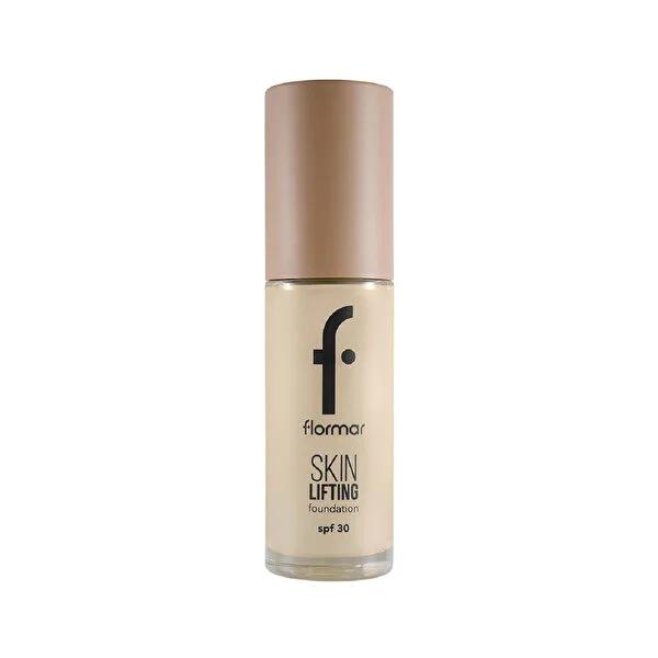 Flormar Skin Lifting Anti-Aging Foundation SPF 30: Natural, Creamy Coverage with Hyaluronic Acid & Plant Collagen for Youthful Skin Flormar SPF 30 Anti-Aging Foundation: Natural & Youthful Skin anti-aging foundation, SPF 30 foundation, natural foundation, hyaluronic acid foundation, niacinamide foundation, plant-based collagen foundation, paraben free foundation, silicone free foundation, creamy texture foundation, skin lifting foundation, foundation, anti-aging, SPF 30, natural ingredients, hyaluronic acid