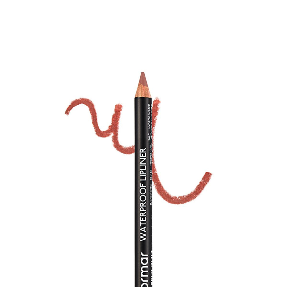Flormar Waterproof Matte Lip Liner - Long Lasting, High Pigment, Vitamin Enriched - 234 Vanilla Souffle - Lip Liner