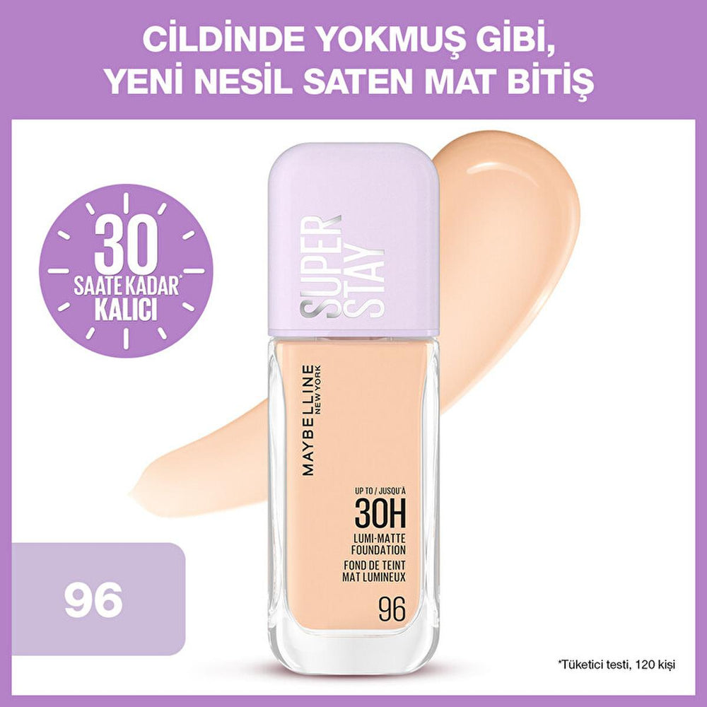 Maybelline Super Stay Lumi Matte Foundation: 30-Hour Lightweight, Natural Matte Coverage for Flawless Skin Maybelline Lumi Matte Foundation: Long-Lasting Matte Coverage Maybelline foundation, matte foundation, long lasting foundation, lightweight foundation, satin matte foundation, lumi matte foundation, full coverage foundation, makeup foundation, oil free foundation, foundation, makeup, face makeup, long-wear foundation, natural matte finish, shine-free foundation, comfortable foundation, breathable found