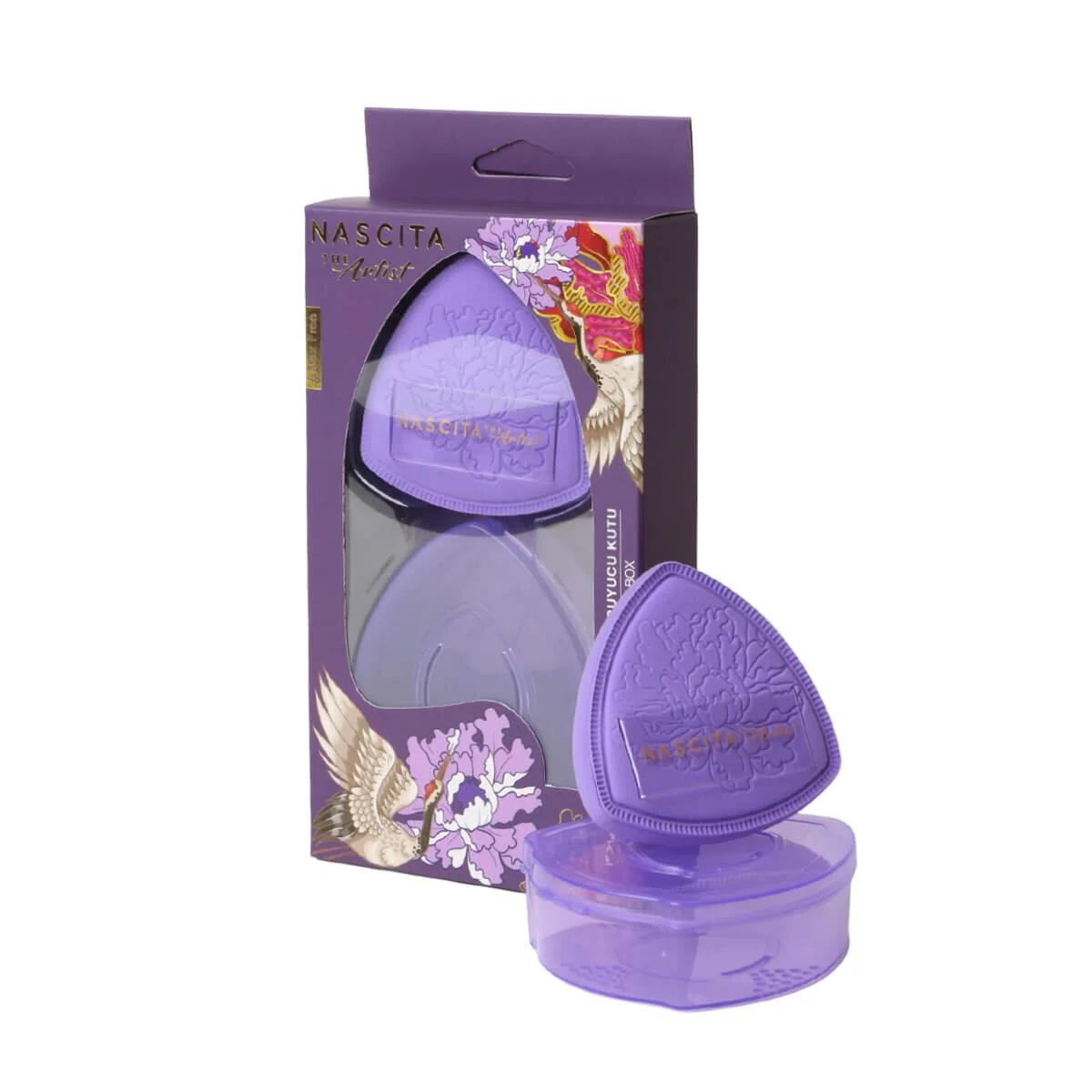 Nascita The Artist Latex-Free Makeup Sponge in Purple 1 pc