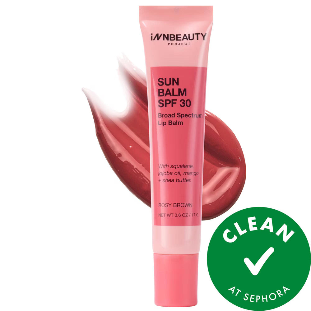 Sun Balm - Mineral SPF 30 Broad Spectrum Vegan Lip Balm for Dry, Chapped Lips with Squalane & Jojoba Oil Sun Balm SPF 30 Lip Balm - Broad Spectrum Protection Lip Balm, SPF 30, Vegan Lip Care, Broad Spectrum Sun Protection, Mineral Lip Balm, Cruelty-Free, Gluten-Free, Recyclable Packaging, Lip Care, Sun Protection, Moisturizing Lip Balm, Outdoor Essentials, Gift Ideas, Skincare, Natural Ingredients, Sustainable Products