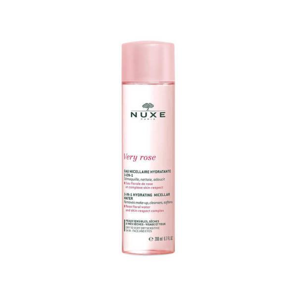 Nuxe Very Rose Soothing Micellar Water - 3-in-1 Gentle Makeup Remover & Cleanser for Sensitive Skin (6.76 fl oz) Nuxe Very Rose Micellar Water - Gentle Makeup Remover & Cleanser micellar water, soothing micellar water, makeup remover, gentle cleanser, sensitive skin cleanser, Nuxe micellar water, rosa damascena water, 3-in-1 cleanser, Nuxe, face wash, skincare, makeup removal, facial cleanser, toner, sensitive skin, rosa damascena, hydrating, calming, beauty, personal care, skin care routine, gentle makeup 